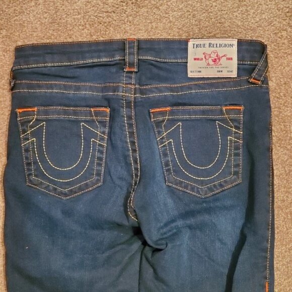 NWOT, TRUE RELIGION, "Halle" Mid Rise Jeans - 28 - Picture 8 of 10